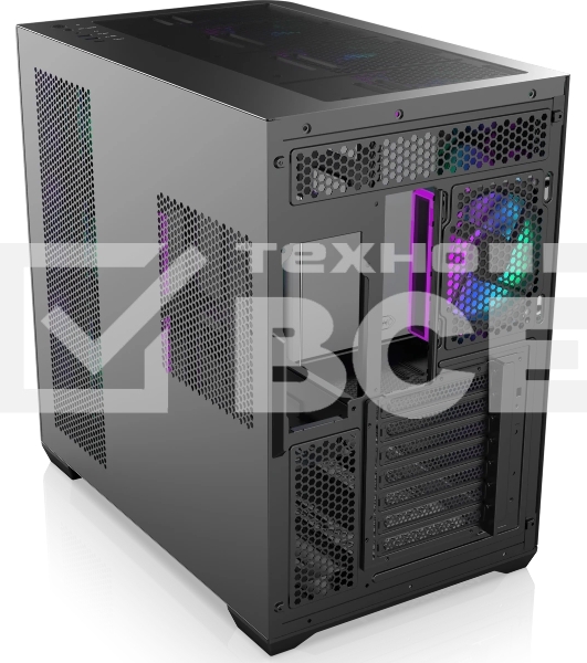 Компьютерный корпус без блока питания Case Raijintek ATREUS BT4, Midi-Tower, TG, 4x120мм ARGB, 2xUSB-A 3.0 + 1xUSB Type-C, E-ATX, ATX, mATX, mITX черный