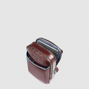 Сумка кросс-боди мужская Piquadro Blue Square CA6811B2/MO коричневая натур.кожа