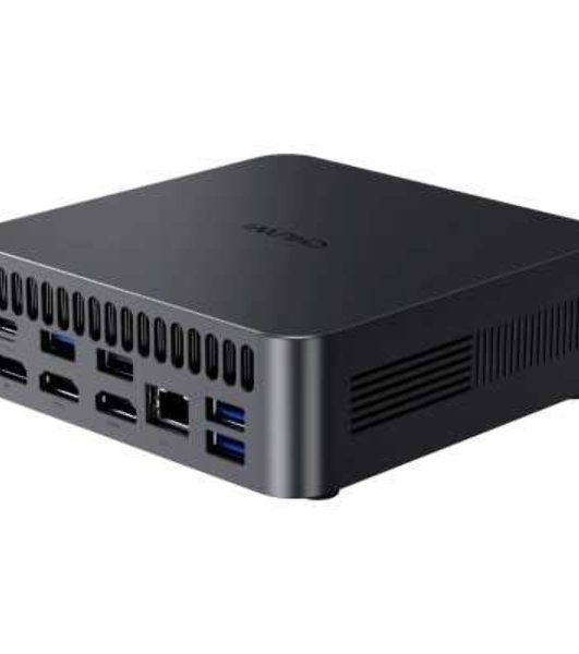 Компьютер Chuwi AuBox Intel Core Ultra 7 256V(2.2Ghz)/16384Mb/1000PCISSDGb/Int:Intel Iris Xe Graphics/BT/WiFi/war 1y/0.865kg/Gray/Win11Pro + DDR5 (no Slots)/USB3.2*5/HDMI*2/DP*1/RJ45*1/WIFI6E,BT5.3/Tipe-C*2/bracket/Aluminum Alloy + Galvanize