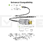 Кабель USB3.1 CM-HDMI 1.8M CU423MC-1.8M VCOM, фото19