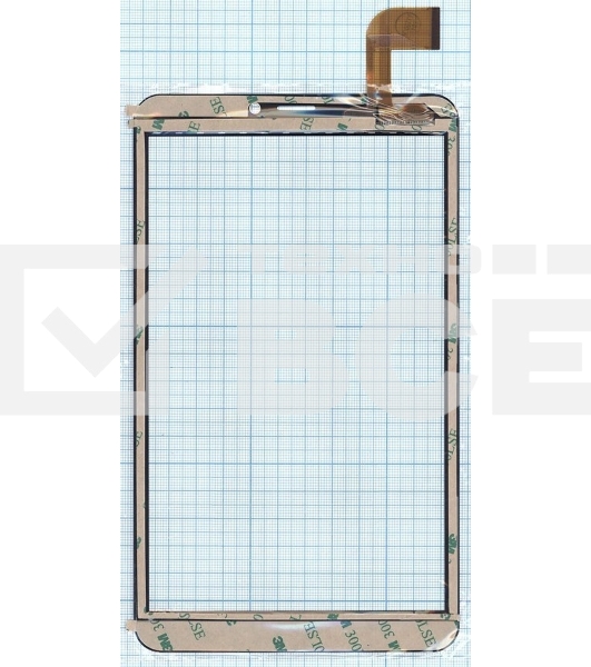 Сенсорное стекло (тачскрин) RP-451A-8.0-FPC-A2, золотое
