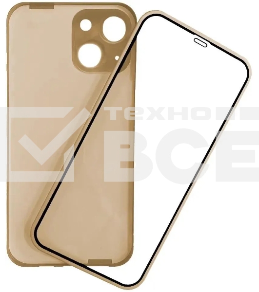 Чехол (клип-кейс) Gresso Smart Slim 360, для Apple iPhone 13, золотистый [gr17smt502]