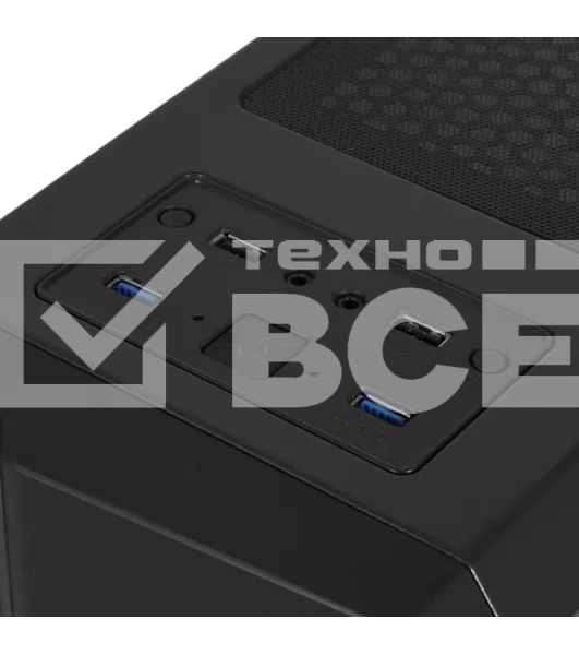 Компьютерный корпус MidiTower Aerocool / Formula GENESIS-G-BK-v2 (ATX, USB3x2, USB2x2, ARGB fan x1, без БП) (4711099473892)