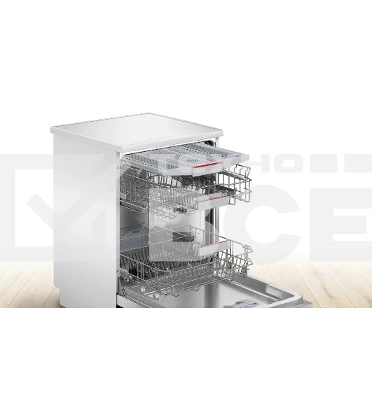 Посудомоечная машина Bosch SMS4HVW00E, белый, 60 см, 14 компл., 46 дБ, класс D (полноразмерная)