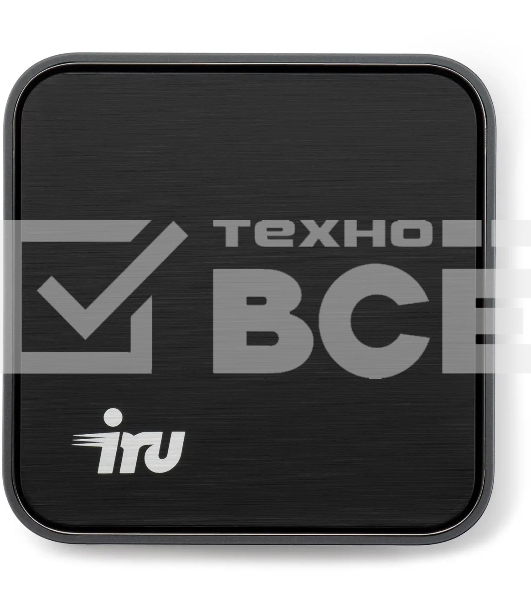 Неттоп IRU 110ALCN N100 (0.8) 8Gb SSD256Gb UHDG Windows 11 Professional GbitEth WiFi BT черный (2012495)