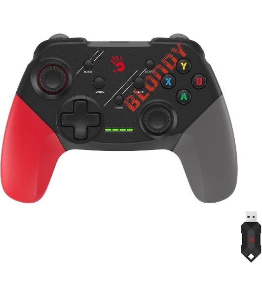 Геймпад A4Tech Bloody GPW50 Sports черный/красный USB Беспроводной виброотдача обратная связь