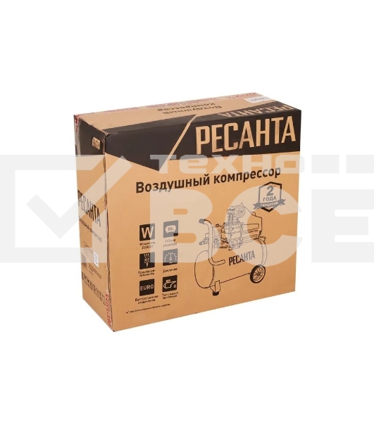Компрессор Ресанта КП-8/50Л 900/74/7/10