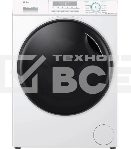 Стиральная машина Haier HWD70-BP14929B белый, загрузка фронтальная, 7 кг, 4 кг - сушка, 1400 об/мин, класс: B