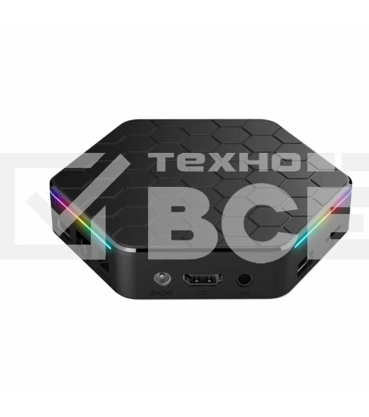 Медиаплеер [XLR3090] IconBIT [Movie 2100] Android 12 мини пк с поддержкой 4K, Wi-Fi 6, LAN, 4 ГБ DDR4 / 32 ГБ flash. Пульт ДУ с голосовым управлением и функцией мыши