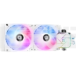 Водяное охлаждение для процессора Thermalright Aqua Elite 240 White ARGB V3 (240mm, White, ARGB/ Fans: 2x120mm, 66.17CFM, 25.6dBA, 1500RPM/ Pump height 53mm, 23dBA, 3300RPM, Rad thickness 27mm/ S: 1200, 1700, 1851, 2011, 2066, 115X, AM4, AM5), фото 1