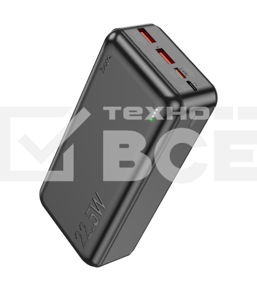 Внешний аккумулятор Powerbank HOCO J101B Astute, QC3.0, PD3.0, 3A, 30000mAh черный