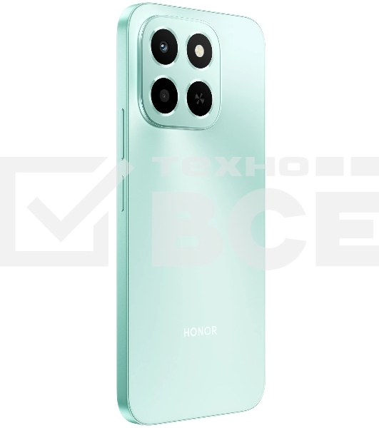 Смартфон HONOR X6c 6/128Gb, CYAN (зеленый, цвета морской волны, океанический голубой)
