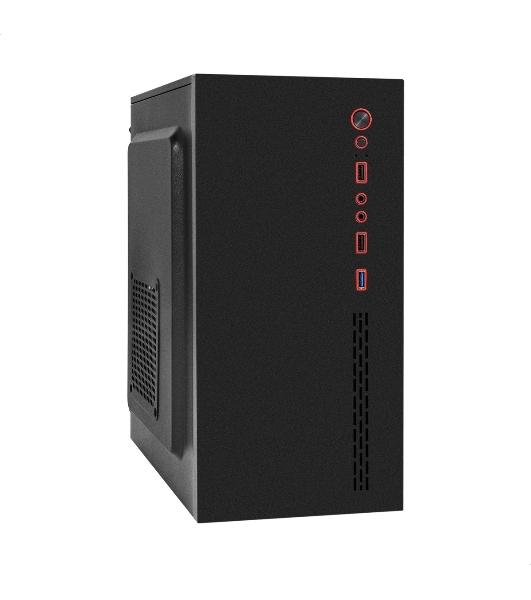 Компьютерный корпус Minitower ExeGate BAA-403U2-UNS450 (mATX, БП UNS450 с вент. 12см, 1*USB/2*USB 3.0, HD Audio, черный)