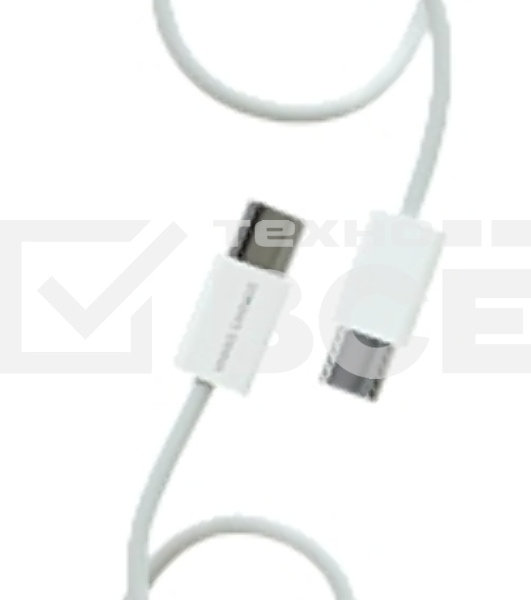 Кабель MORE CHOICE (4620202550361) K75a нейлон USB 3.0A PD 60W для Type-C Type-C 1м белый