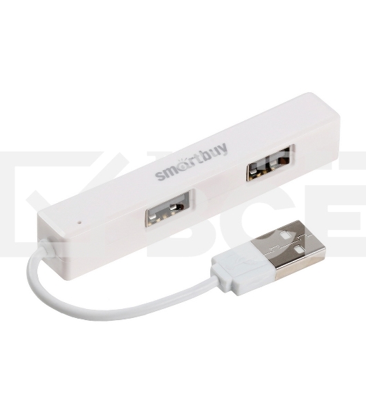 USB-хаб Smartbuy (SBHA-408-W) 4 порта белый