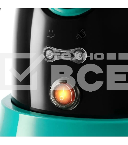 Пароочиститель напольный Kitfort КТ-9102-3 черный/бирюзовый