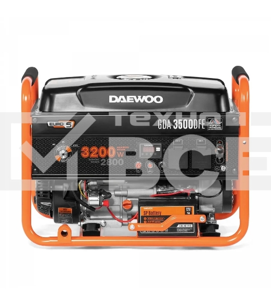 Генератор DAEWOO GDA 3500 DFE  бак 18л быстрый запуск бензиновый + газ