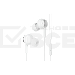 Наушники-гарнитура OLMIO Fly 3.5мм, белые, с микрофоном и кнопкой ответа, фото 1