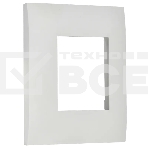 Рамка 1-ая SK-F01W IEK SKANDY Арктический белый, фото4