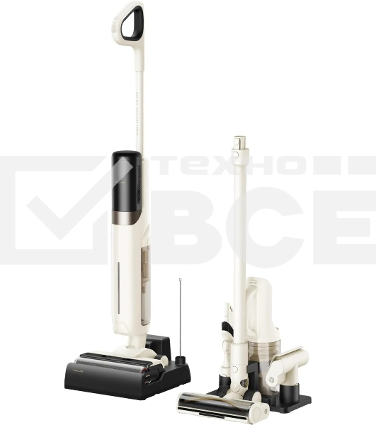 Вертикальный моющий пылесос Dreame Trouver K30 Mix белый, 7*2600 mAh, 300Вт, сухая/влажная уб., 500 мл., работа от АКБ max 30 мин