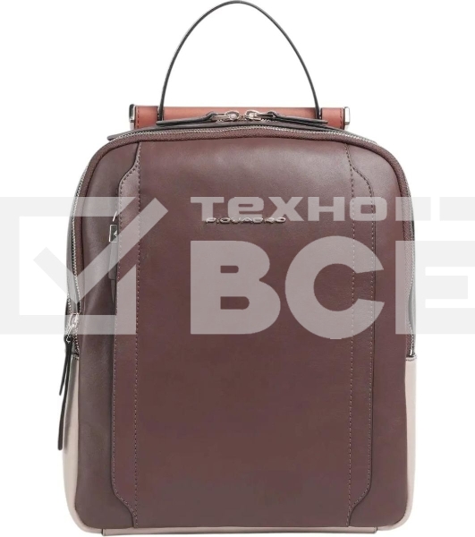 Рюкзак женский Piquadro Circle CA5566W92/MBE коричневый/бежевый кожа