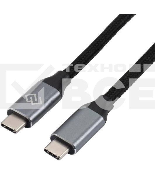 Кабель Digma D-Type-C-USB3.2-3m D-TYPE-C-USB3.2-100W-4K-3M 3м черный