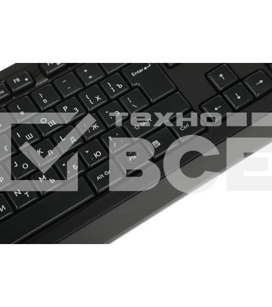 Комплект клавиатура+мышь A4Tech FStyler F1010 проводной, USB, 1600 DPI, чёрный