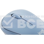 Мышь беспроводная Logitech M221 голубой, 1000 dpi, радиоканал, USB, кнопки - 3, фото4