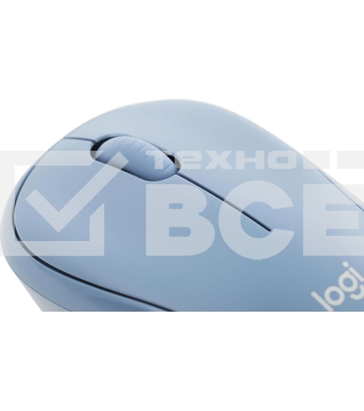 Мышь беспроводная Logitech M221 голубой, 1000 dpi, радиоканал, USB, кнопки - 3