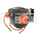 Шланг Patriot 520002435 пневматический армированный на автоматической катушке PHC 15/16 (прямой, ПВС армированный, длина 15 м, диаметр 10х16, раб/макс давление 10/20 бар, мин/макс температура -5/45С, быстросъем рапид, резьба 1/4), фото2