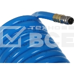 Пневматическое оборудование FUBAG Шланг спиральный с фитингами [170306] рапид полиуретан 15 бар 8х12мм 15м, фото3