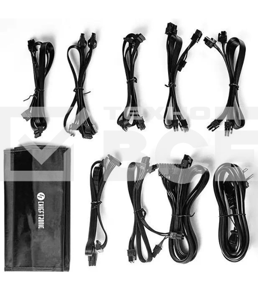 Блок питания Chieftec GPX-750FC, 750Вт, 80 PLUS Gold, 120мм, модульный, черный