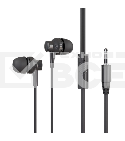 Проводные наушники More Choice G38 серый, внутриканальные, Jack 3.5 мм