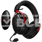 Гарнитура HyperX Cloud III S Wireless чёрный/красный, беспроводная, радиоканал, до 120 ч, съёмный микрофон, совместимость с PS5, фото 1