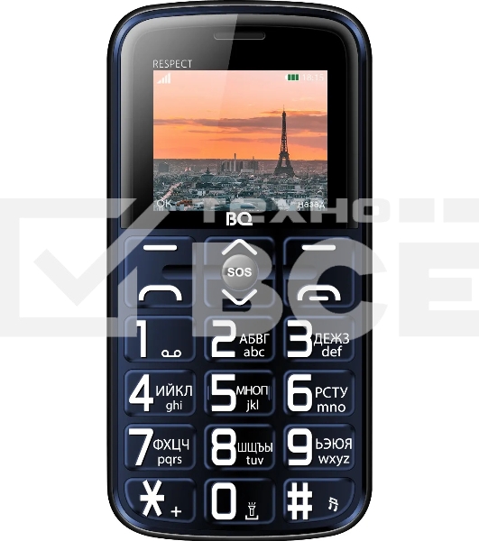 Мобильный телефон BQ 1851 Respect синий