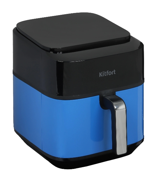 Аэрогриль Kitfort КТ-2263 синий/черный, 1800 Вт, 6.3 л, сенсор, 8 программ