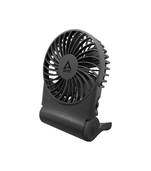 Вентилятор Arctic Cooling Arctic Summair 2Go черный, настольный, 5 Вт, бесступенчатая регулировка, 9.1 см