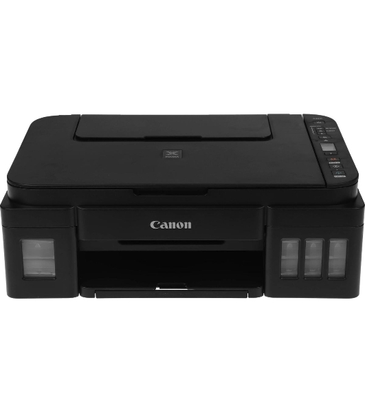 МФУ струйное Canon PIXMA G3410 (2315C009), A4, цветное, печ. 8.8 стр/мин (ч/б) 5 стр/мин (цвет), скан. до 19 стр/мин., 4800x1200 dpi (принтер) 1200х600 dpi (сканер), USB, Wi-Fi
