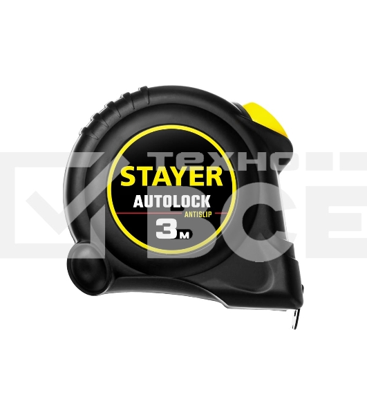 Рулетка Stayer АutoLock 3м / 16мм с автостопом 2-34126-03-16_z02