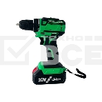 Дрель-шуруповерт Zitrek Greenpower 20 Pro 063-4061, Аккумуляторная, 20В, 2 АКБ, Кейс, фото2