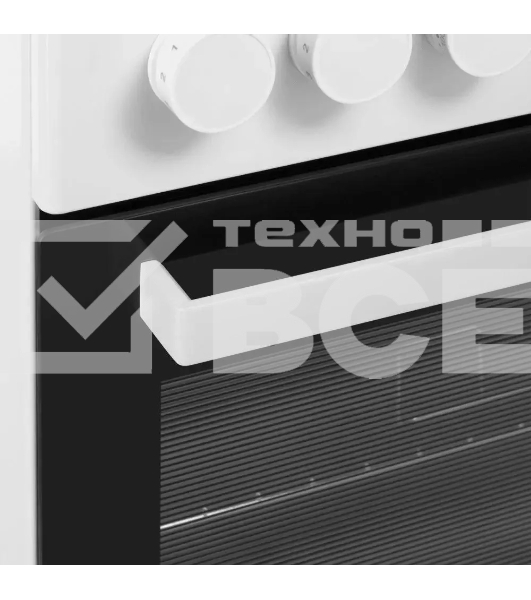 Плита электрическая Maunfeld MEC57CW08TD белый, конфорок 4 шт, духовка 59 л, 50 см x 85 см x 60 см