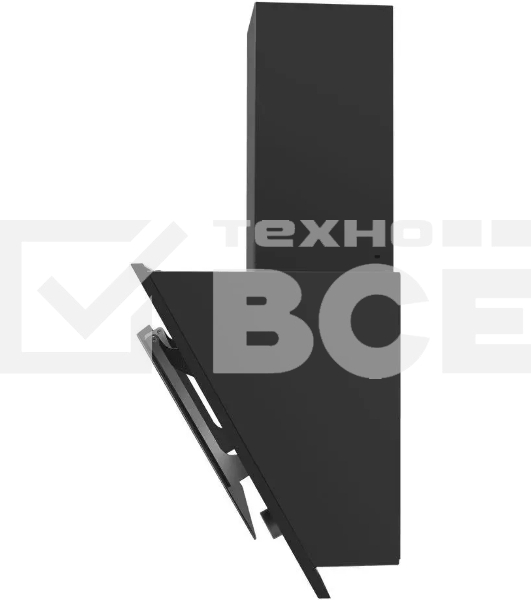 Вытяжка каминная Maunfeld Comfort 60 Side черный управление: кнопочное (1 мотор)