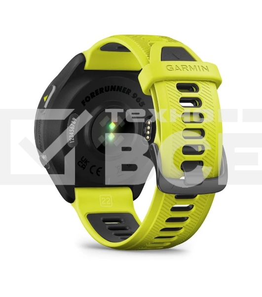 Смарт-часы Garmin Forerunner 965 черный, желто-черный ремешок 47мм