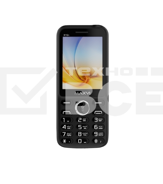 Мобильный телефон Maxvi K15n черный