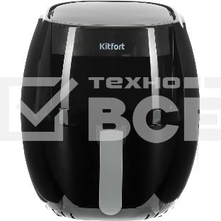 Аэрогриль Kitfort КТ-2220 черный, 1800 Вт, 6 л, электронное управление, 7 программ