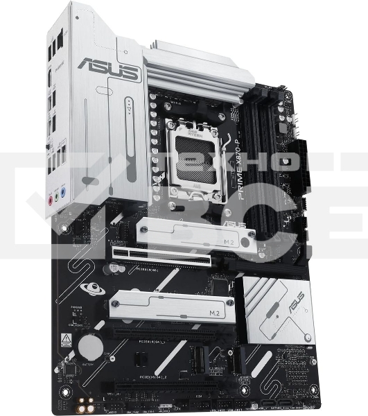 Материнская плата ASUS PRIME X870-P, AM5, AMD X870, 4xDDR5, 2xSATA, 4xM.2, 1xPCIe 5.0 x16, 2xPCIe 4.0 x1, 1xHDMI, 2xUSB-C, 1x 2.5Gb LAN, 4xUSB-A 3.2 Gen 1, 1xUSB-A 3.2 Gen 2, 4xUSB-A 2.0, 3x3.5 мм, 7.1, ATX