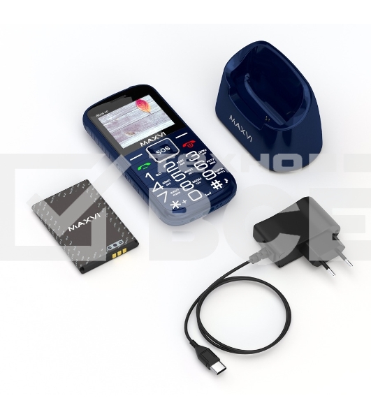Мобильный телефон Maxvi B5ds up синий