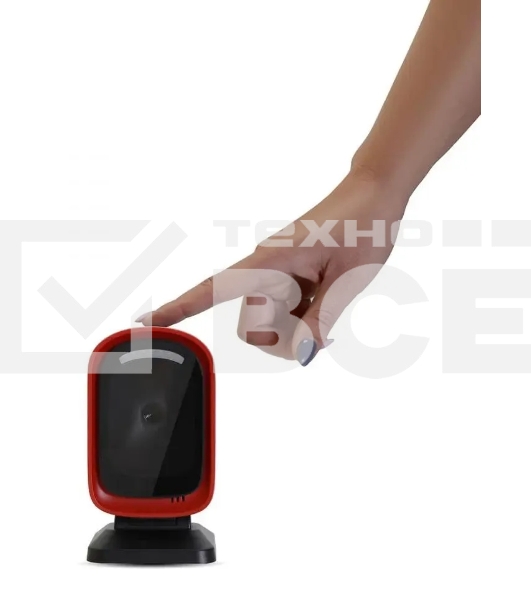 Сканер штрих-кода стационарный Mertech 8500 2D имидж, проводной, 350 скан/сек, USB, чёрный