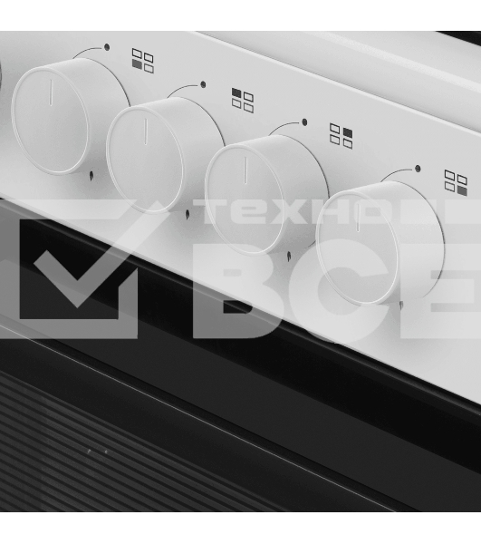 Плита газовая Maunfeld MGC50GCW08D белый, конфорок 4 шт, духовка 59 л, 50 см x 89 см x 65 см