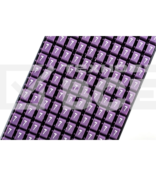 Маркер для кабеля ДКС MKF7S2 1.5-2.5мм символ '7' (уп. 200 шт)